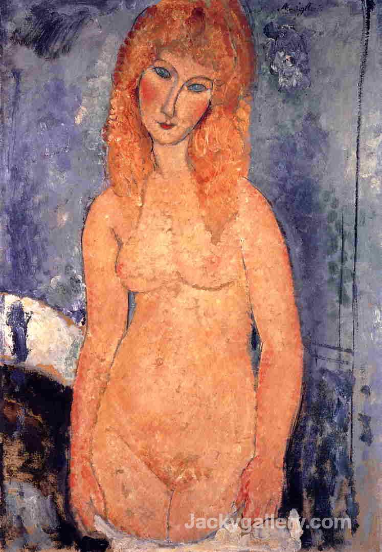 Blonde Nude by Amedeo Modigliani paintings reproduction